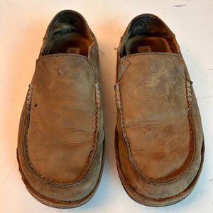 OluKai Moloa loafers, Ray/Toffee size 8
